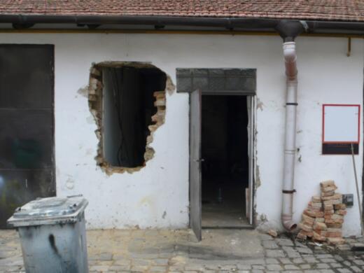 Kotelna, původní stav